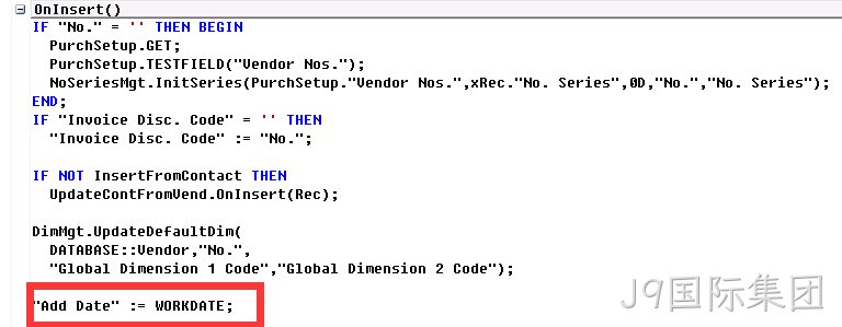 Dynamics NAV 2013字段设置初始值-003